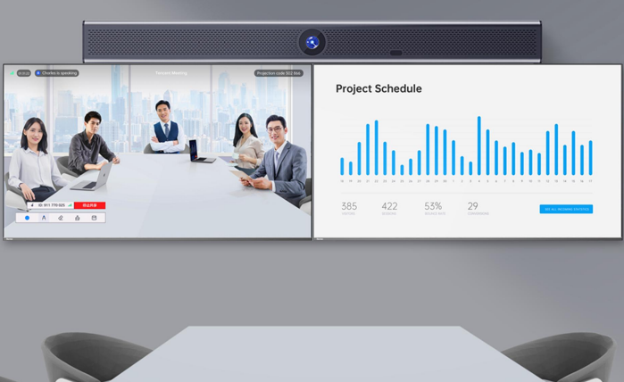 Support flexible combination of dual- screen division of labor and