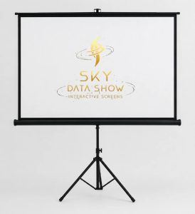 Tripod screen projector