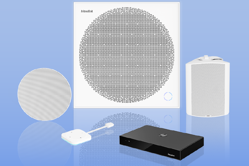 Hitrolink ceiling microphone system full package with all devices