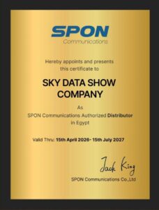 SPON في مصر | Sky Data Show الموزع المعتمد لأنظمة الصوت الاحترافية