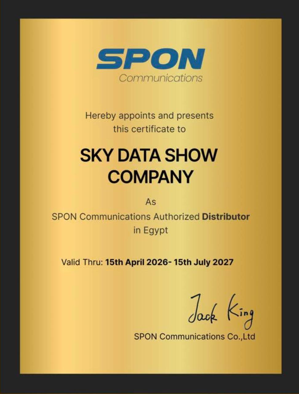 SPON في مصر | Sky Data Show الموزع المعتمد لأنظمة الصوت الاحترافية